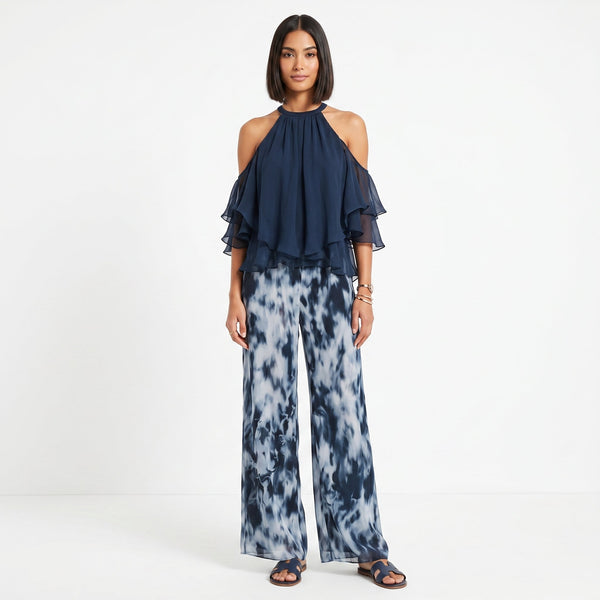 Francisca - Conjunto Halter e Calças Fluidas