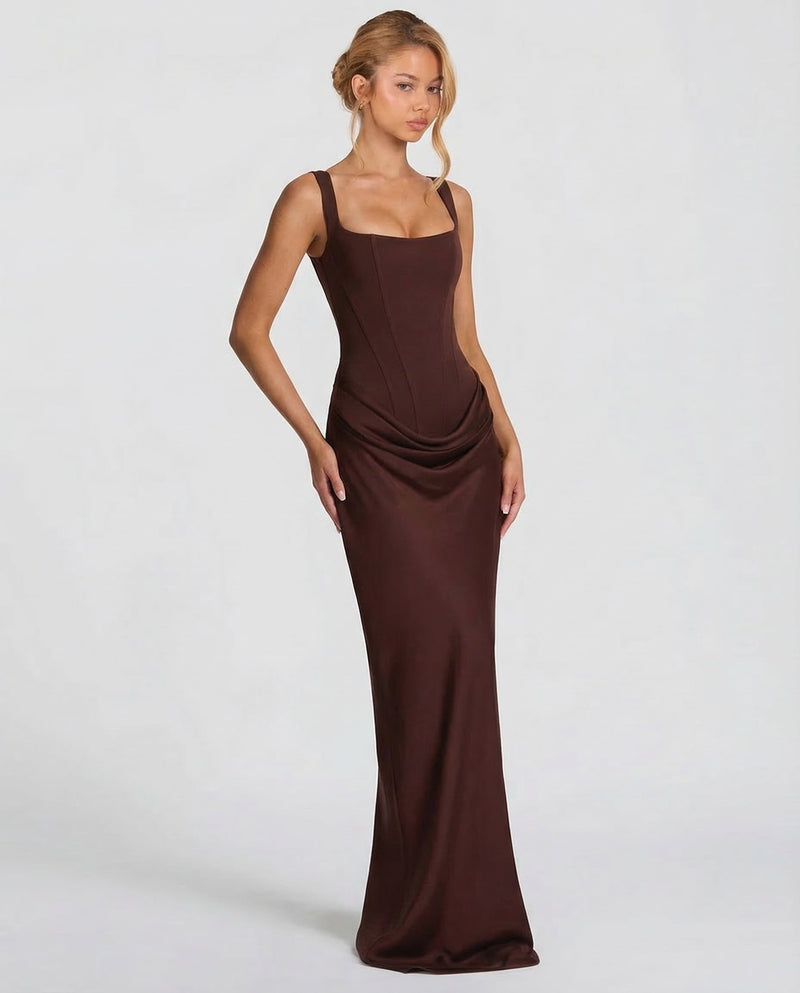 OLIVIA | Maxi Vestido Ampulheta