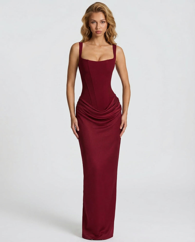 OLIVIA | Maxi Vestido Ampulheta