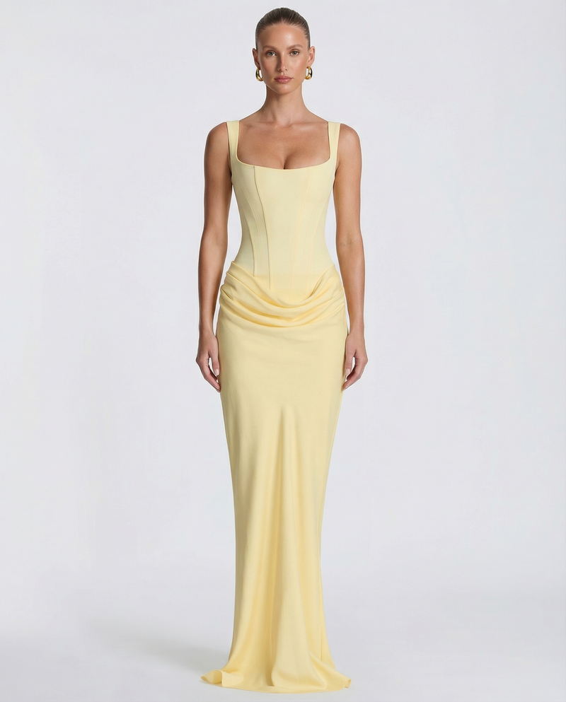 OLIVIA | Maxi Vestido Ampulheta