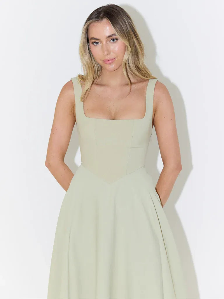 Melisa | Vestido com Saia Midi