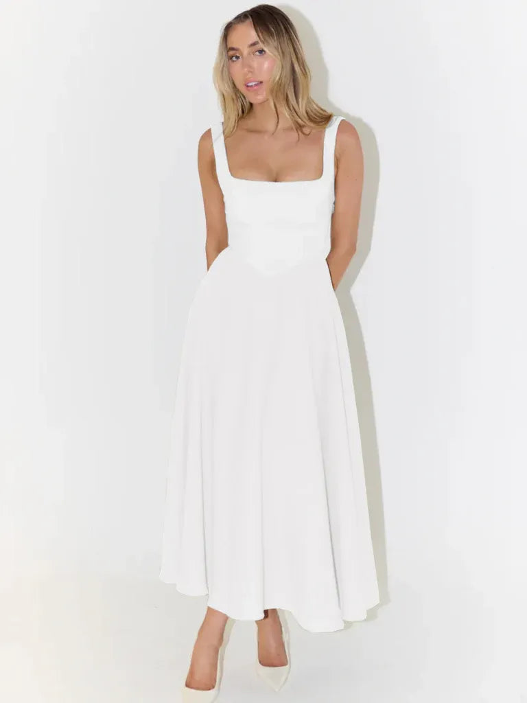 Melisa | Vestido com Saia Midi