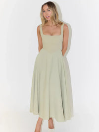 Melisa | Vestido com Saia Midi