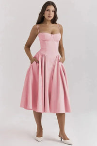 Kiki | Vestido midi retrô