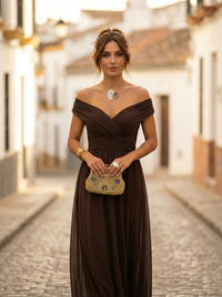 Leo | Vestido Longo com Elegante Decote em V