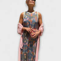 Julia – Vestido maxi com casaco a condizer