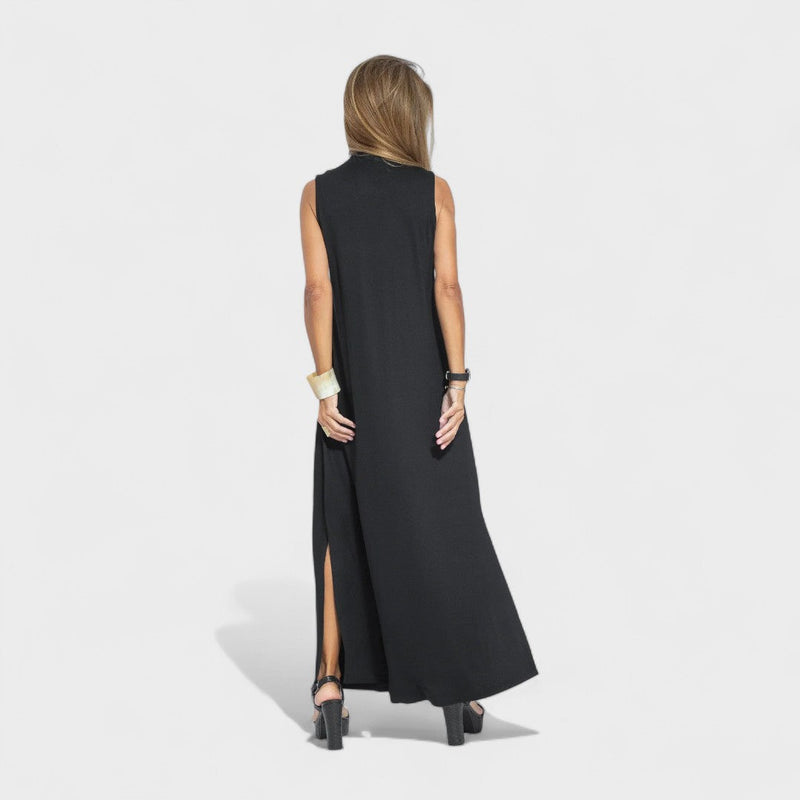 Filipa - Colete + Vestido Longo com Decote em V
