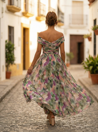 Leo | Vestido Longo com Elegante Decote em V