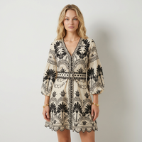 Isabela Vestido Mini Bordado