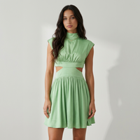 Alessandra Vestido Mini Abertura