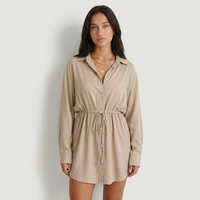 Gabriela Vestido Camisero Satinado
