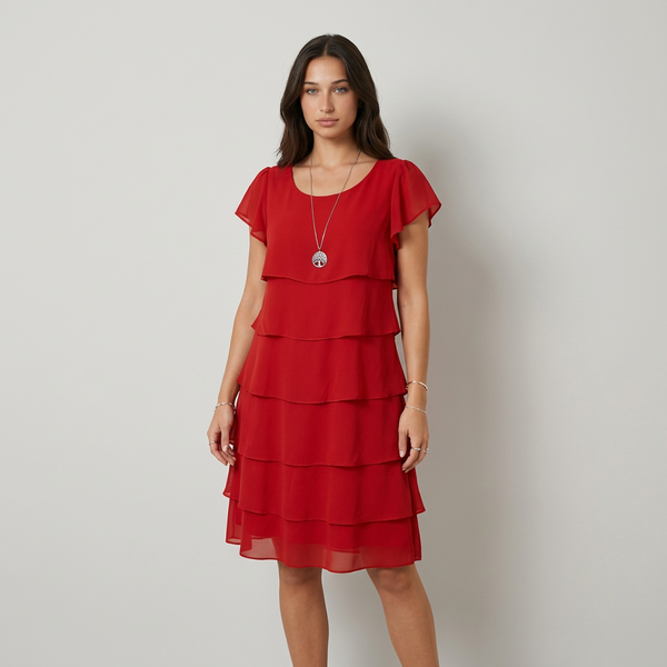 Vestido Midi Martina com Volantes