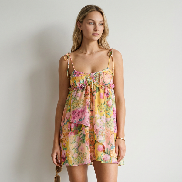 Vestido Floral Multicolor Ariana