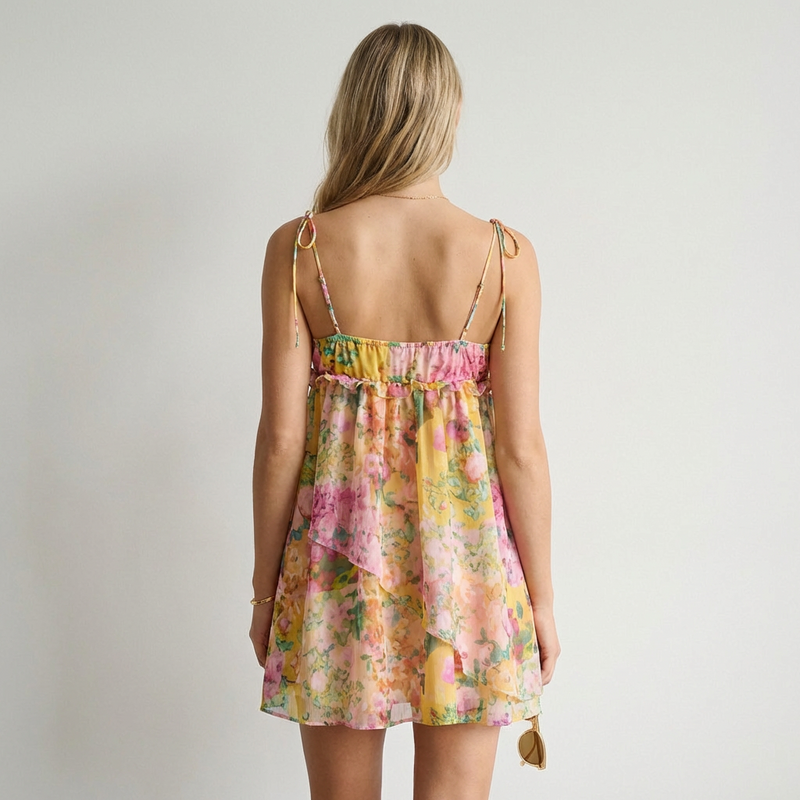 Vestido Floral Multicolor Ariana